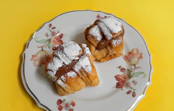 Facturas Tradicionais Argentinas Padaria Doce Cheias Doce Leite Caramelo Leite — Fotografia de Stock