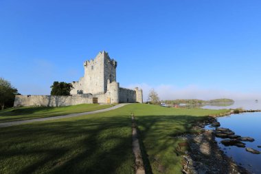 The Ross Castle in Killarney National Park, County Kerry in the Republic of Ireland clipart