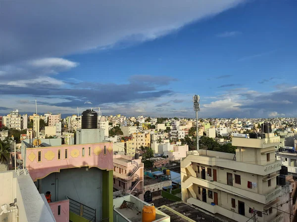 Scenic View Skyline City Laggere Area Bangalore India — Φωτογραφία Αρχείου
