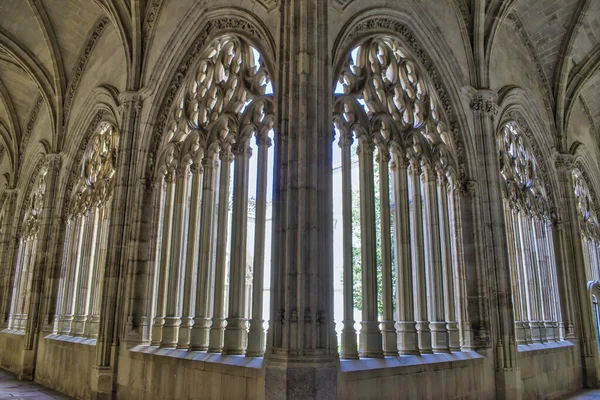 Spanya Segovia Nın Gotik Katedral Manastırı Köşesinin Yakın Çekimi — Stok fotoğraf