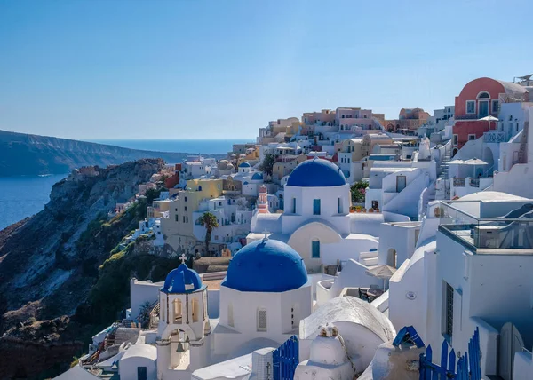 Santorini Greece Jun 2021 Iconic Landmark Santorini Greece Known Blue — Stock Photo, Image