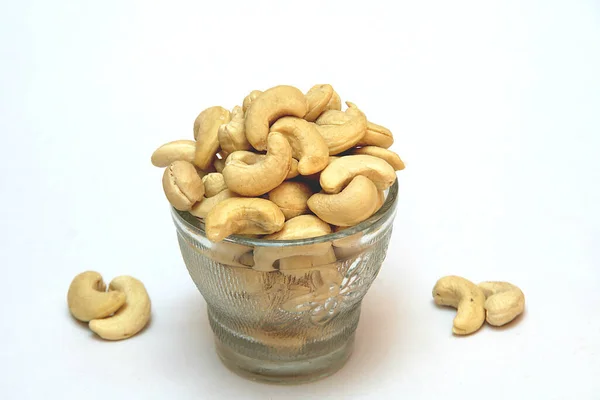 Eine Schüssel Cashew Nierenförmig Schmackhaft Essbare Nüsse — Stockfoto