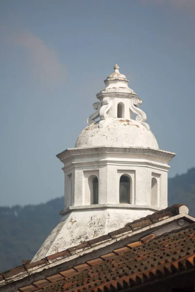 Details Domes Houses Spanish Style Spanish Heritage Antigua Guatemala Outdoor — Photo