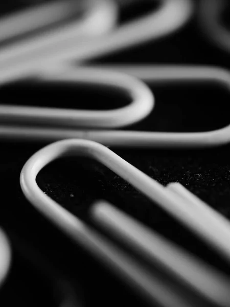 Many Paper Clips Table — Foto Stock