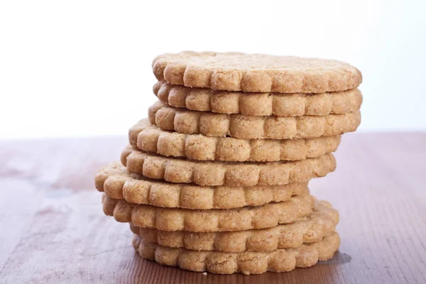 Closeup Shot Stack Cookies — Stock Photo, Image