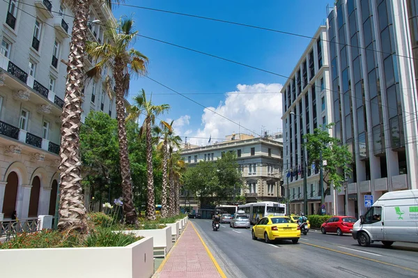 Athens Greece Мая 2021 Года Исторический Отель Grande Bretagne Площади — стоковое фото