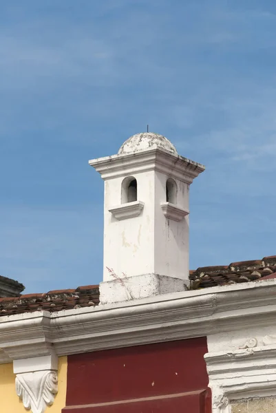 Details Domes Houses Spanish Style Spanish Heritage Antigua Guatemala Outdoor — Stock fotografie