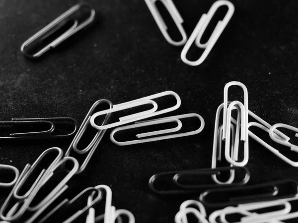 Many Paper Clips Table — Fotografia de Stock