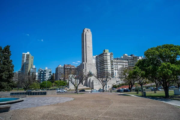 Rosa Argentina Oct 2020 General Shot National Flag Memorial Taken — Stock Photo, Image