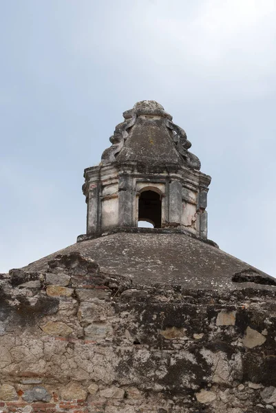 Details Von Kuppeln Häusern Spanischen Stil Spanisches Erbe Antigua Guatemala — Stockfoto