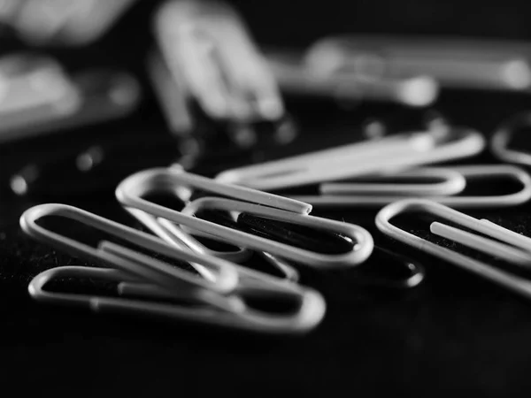 Many Paper Clips Table — Stock Photo, Image