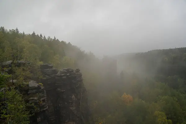 Beautiful Scenery Stolowe Mountains National Park Poland — Fotografia de Stock