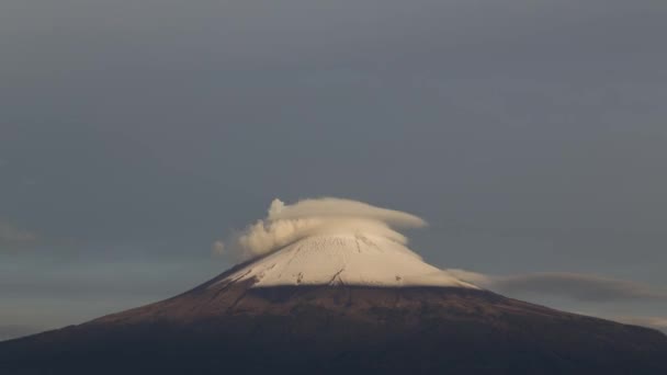 Mount Fuji Morning Beautiful Nature Landscape — Stockvideo