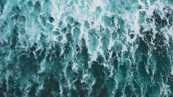 海の波と泡のオーバーヘッドショット 背景0210 Jpg — ストック写真