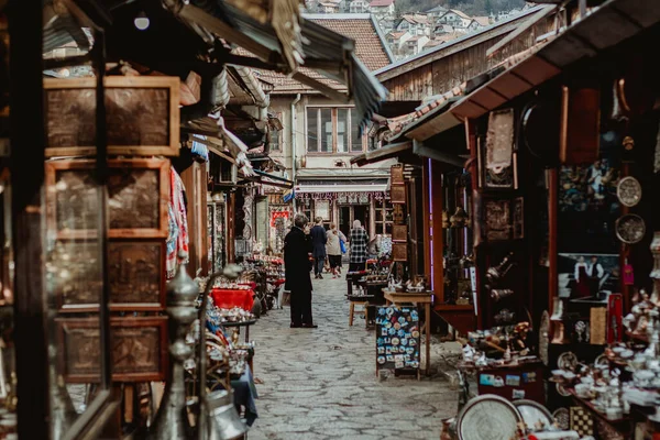 Sarajevo Bósnia Herzegovina Ago 2020 Sarajevo Outono Zeljenicar Cidade Velha — Fotografia de Stock