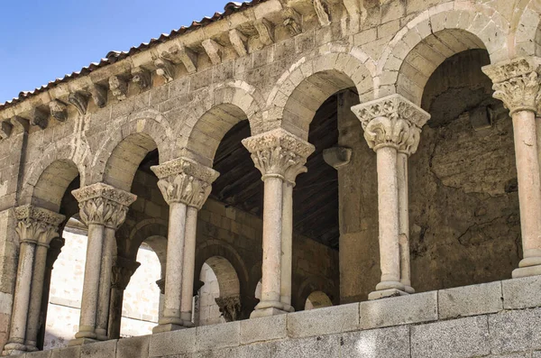 Beautiful Shot Romanesque Church San Martin Segovia Spain — 스톡 사진