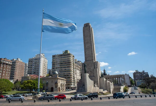 Rosario Argentina Oct 2020 General Shot National Flag Memorial You — Stock Photo, Image