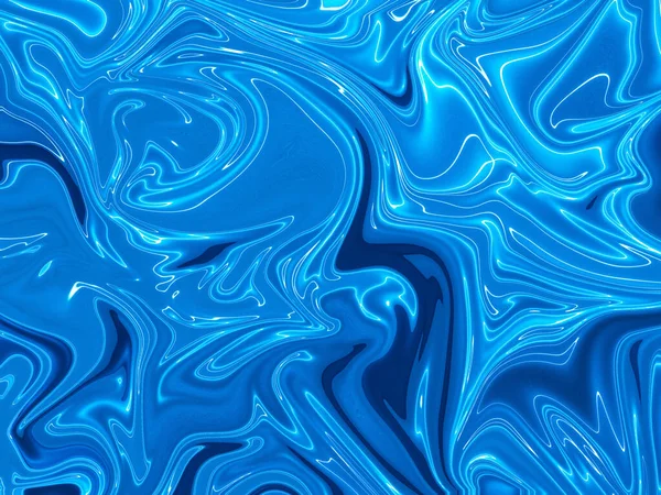 Beautiful Oily Painting Blue Colors Perfect Background Wallpaper — 图库照片