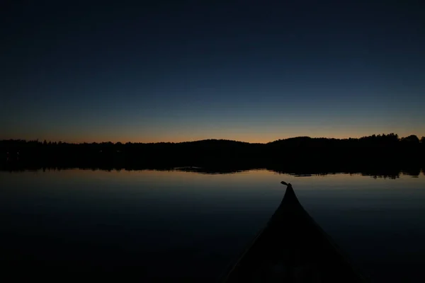 Beautiful View Calm Lake Scenic Sunset — Foto de Stock
