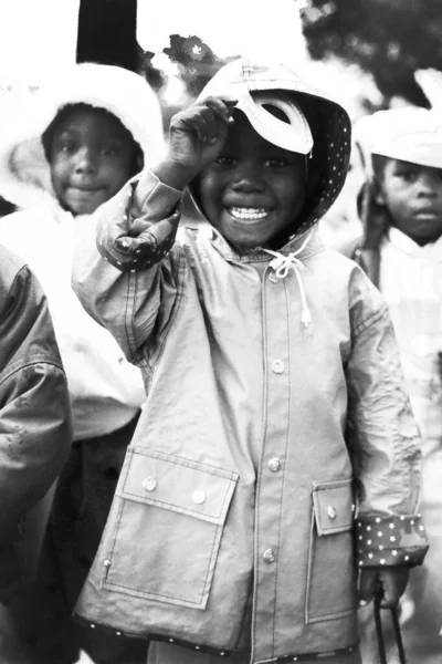 Sacramento Vereinigte Staaten Okt 1986 Kleine Afrikanisch Amerikanische Kinder Tricksen — Stockfoto