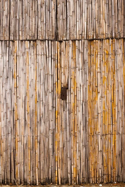 Porta Ingresso Coffee Farm Guatemala Struttura Bambù Ingresso Alla Proprietà — Foto Stock