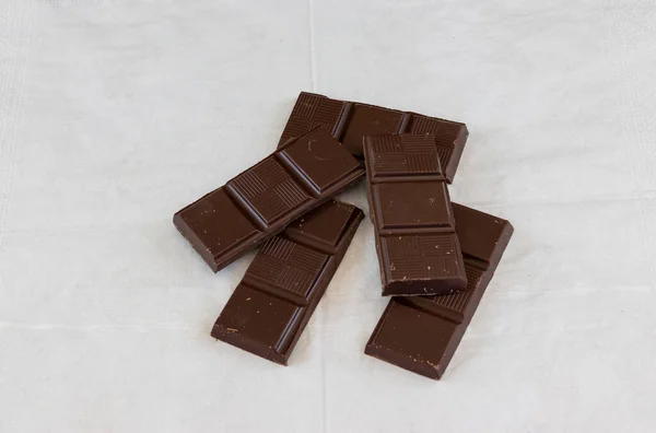 표면에 초콜릿 클로즈업 — 스톡 사진