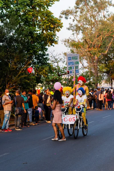 Margao India Feb 2021 Panaji Goa India Feb 2021 Floats — Foto Stock