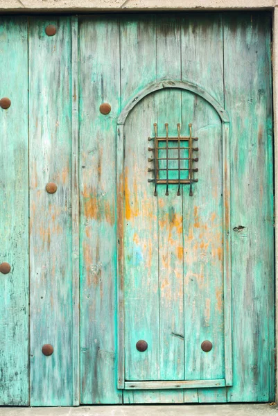 Entrance Door Facade Houses Colonial City Antigua Guatemala Details Spanish — Stockfoto