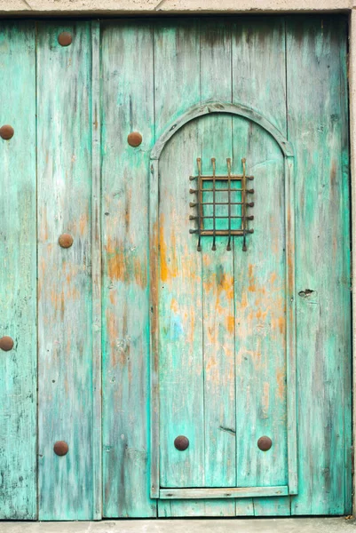 Entrance Door Facade Houses Colonial City Antigua Guatemala Details Spanish — Fotografia de Stock