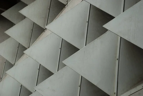 Building Structure Guatemala City Facade Made Concrete Modern Linear Design — Stock fotografie