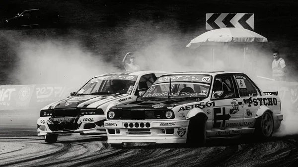 Transsalpina Road Road Romania January 2021 Image Romanian Drifting Championship — 图库照片