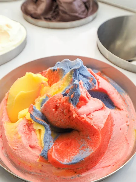 Cremona Lombardy Italy Jun 2021 Ice Cream Maker Stefano Madoglio — Stock Photo, Image