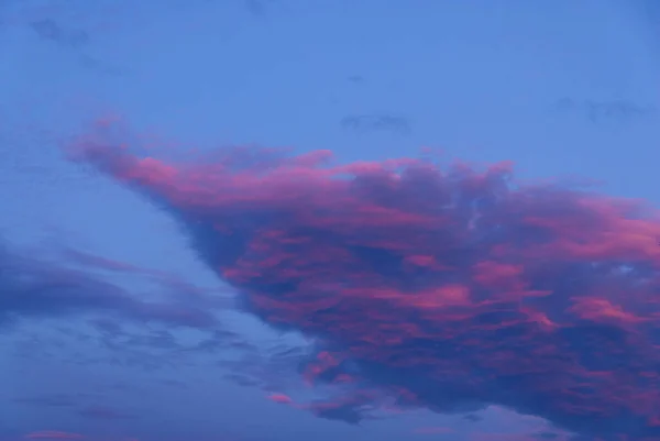 Tramonto Guatemala Cielo Senza Inquinamento Nuvole Multicolori Bellissimo Tramonto Nuvole — Foto Stock