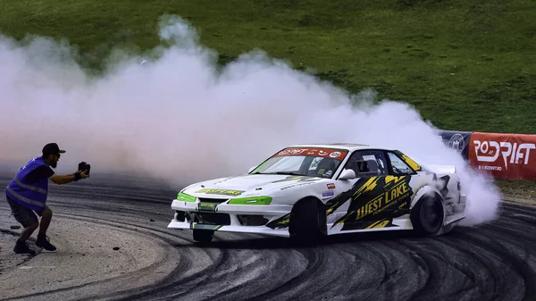 Transalpina Road Romania Jan 2021 Image Romanian Drift Championship Transalpina — Foto Stock