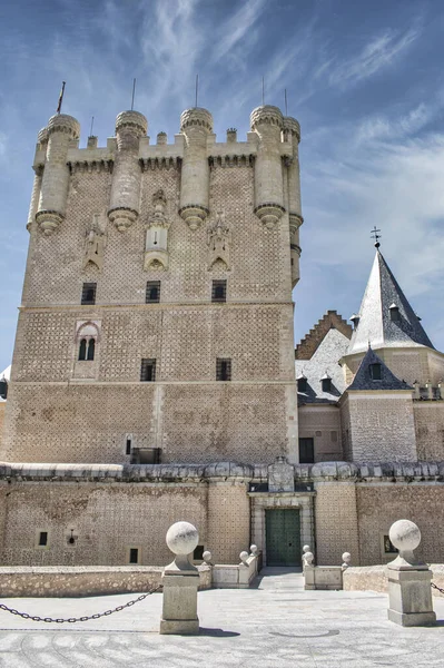 Famous Majestic Alcazar Segovia Castile Leon Spain —  Fotos de Stock