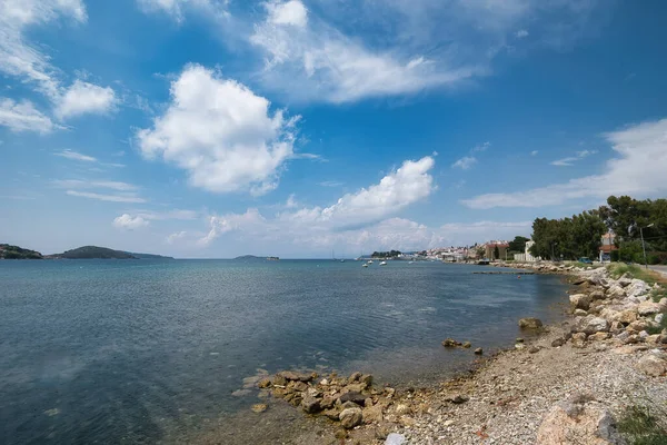 Skiathos City Port Waiting Start Tourist Season Summer 2021 Wonderful — Fotografia de Stock