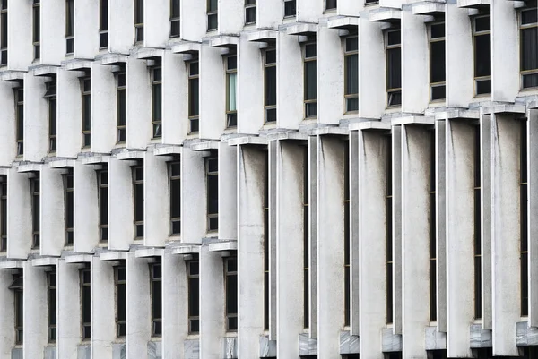 Building Structure Guatemala City Facade Made Concrete Modern Linear Design — Stockfoto