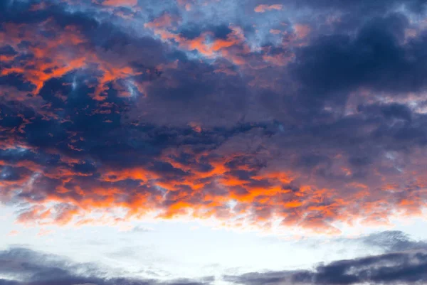 Guatemala Gün Batımı Kirlilikten Arınmış Gökyüzü Çok Renkli Bulutlar Güzel — Stok fotoğraf