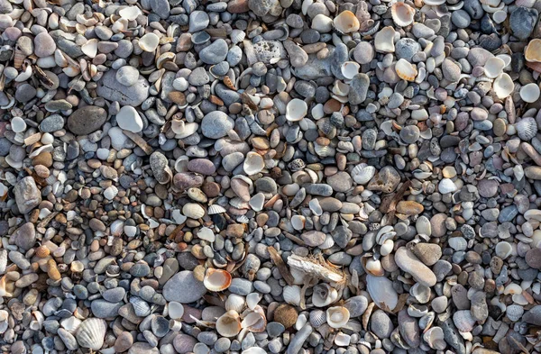 Eine Aufnahme Kleiner Felsen Meeresufer Aus Der Vogelperspektive — Stockfoto