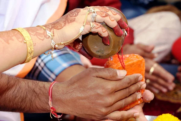 Beautiful Details Indian Wedding — Stockfoto