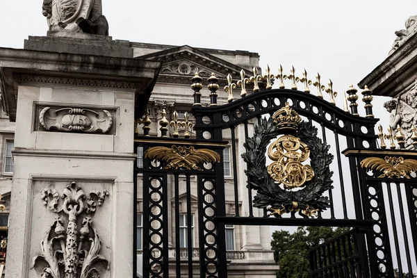 Gros Plan Des Portes Colonne Palais Buckingham — Photo
