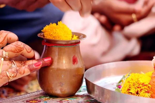 Beautiful Details Indian Wedding — Stock Photo, Image