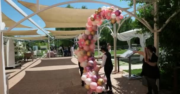 Villa Costanza Local Casamento Evento Está Preparando Para Primeiros Eventos — Vídeo de Stock