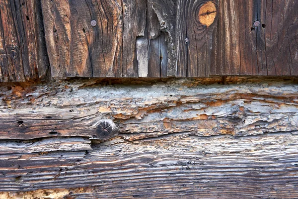 Крупним Планом Знімок Старих Дерев Яних Дощок — стокове фото