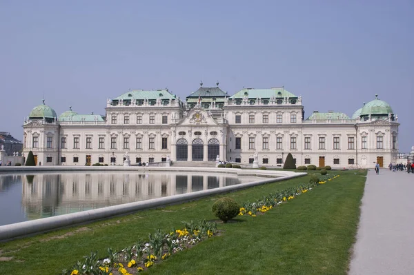 Vienna Austria May 2013 View Upper Belvedere Palace Its Huge — Foto de Stock