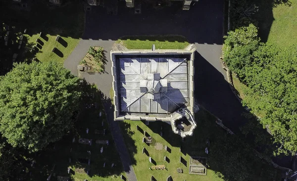 Bedford United Kingdom Jun 2021 Aerial View Church Mary Helena — Stock Photo, Image