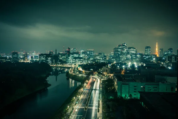 Eine Schöne Landschaft Der Tokyo Skyline Japan — Stockfoto