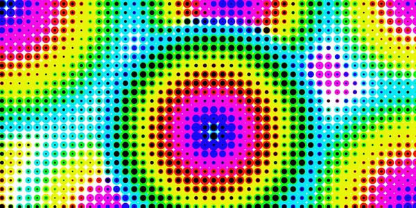 Abstract Halftone Background Rainbow Hippie Background — Stock fotografie