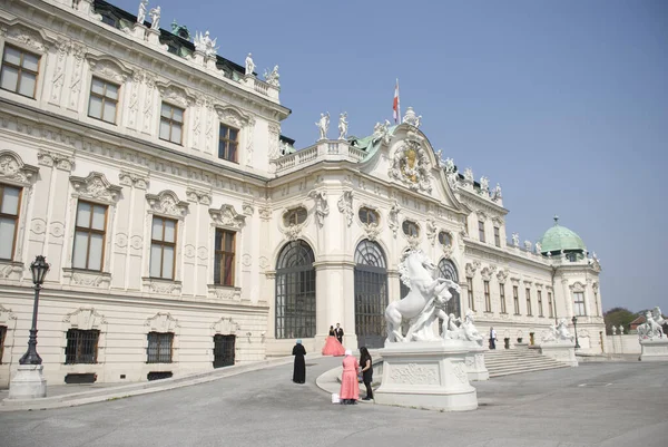 Vienna Austria Apr 2013 Exterior View Part Belvedere Palace Vienna — Foto de Stock