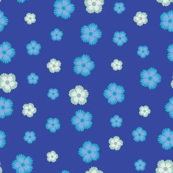 Beautiful Repeat Pattern Illustration Flowers Great Background Wallpaper — Fotografia de Stock